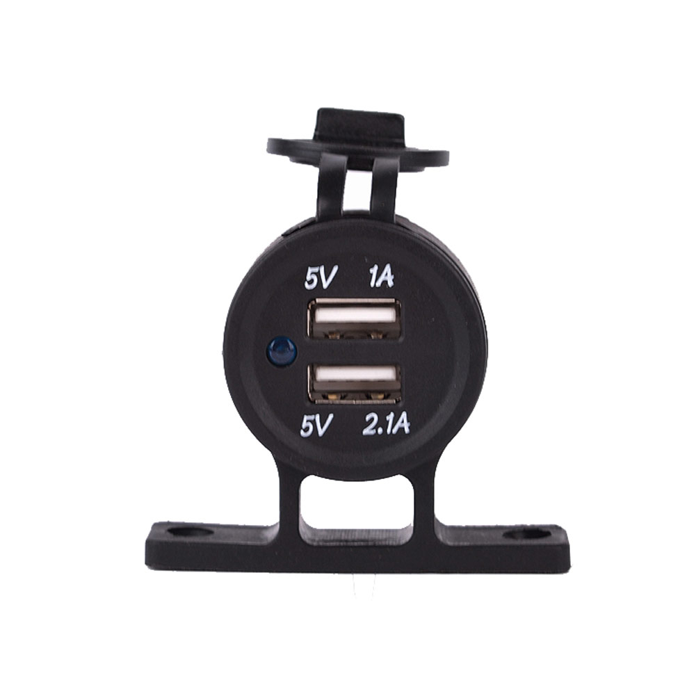 Dual USB Sockets Adapter Charger with Bracket Used to Car Truck Motorcycle Boat for ATV for Samsung
Dual USB Sockets Adapter Charger with Bracket Used to Car Truck Motorcycle Boat for ATV for Samsung