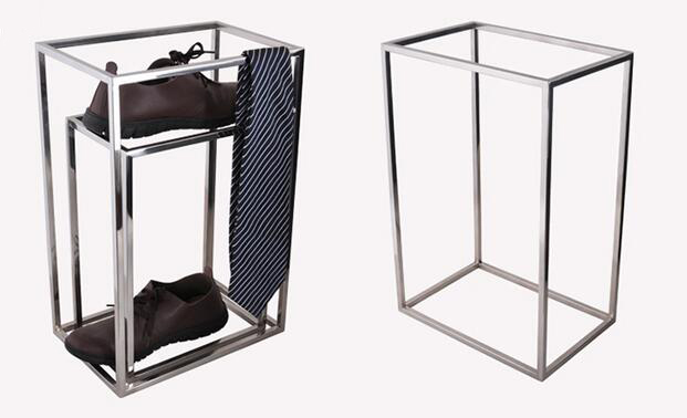 Multifunction clothing Accessory display stand high quality Stainess steel shoes display holder rack for Boutique shoes shop free shipping
Multifunction clothing Accessory display stand high quality Stainess steel shoes display holder rack for Boutique shoes shop free shipping