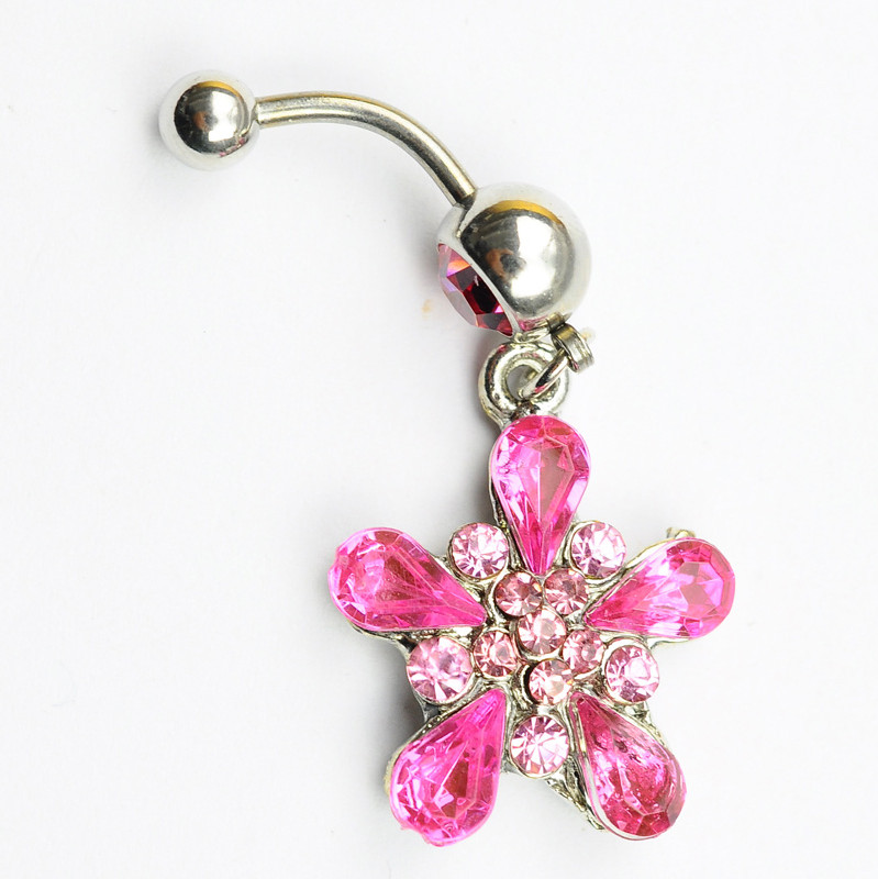 D0007 ( 3 colors ) pink color belly ring nice style belly ring with piercing body jewlery navel belly ring body jewelry, Silver
D0007 ( 3 colors ) pink color belly ring nice style belly ring with piercing body jewlery navel belly ring body jewelry, Silver