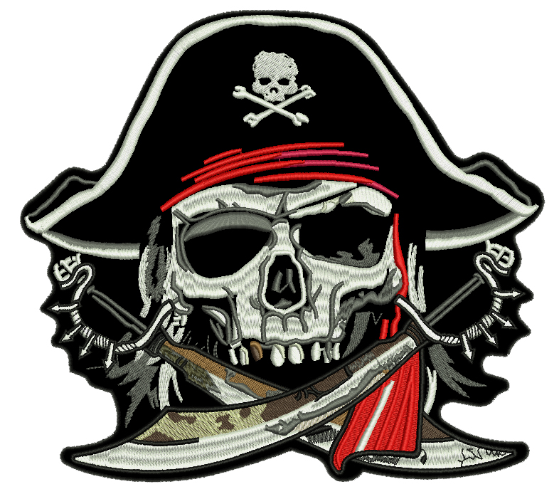 Fashion Large Pirate Skull Jacket Back Embroidery Patches Iron On Sew On 9.5" Vest Patch Badge Free Shipping, Black
Fashion Large Pirate Skull Jacket Back Embroidery Patches Iron On Sew On 9.5" Vest Patch Badge Free Shipping, Black
