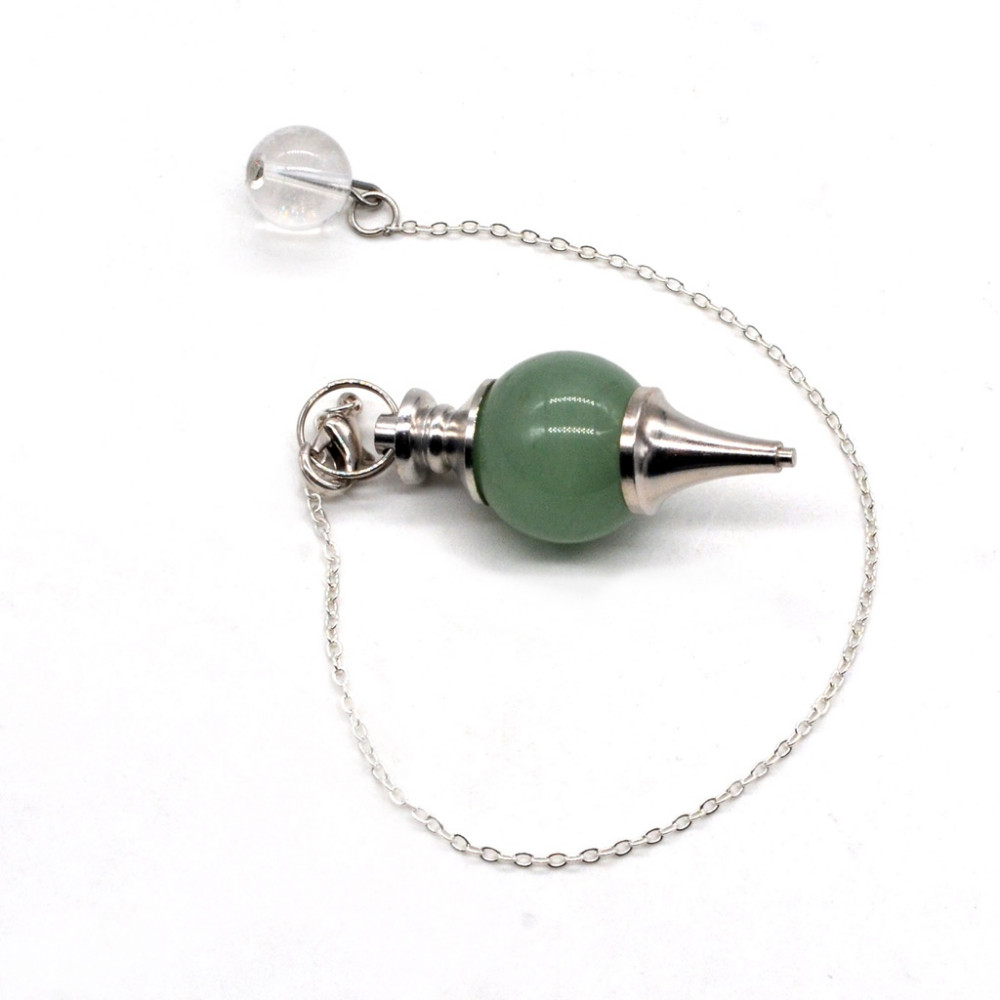 2018 Handmade Healing Crystal Natural lapis lazuli Pendulum Necklace Dowsing Amulet Gem Stone Pendant Necklaces Gift