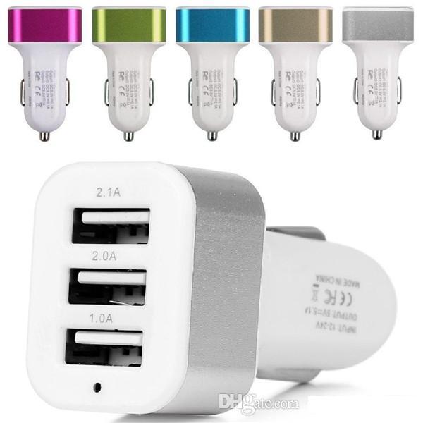Triple 3 Usb Port 5.1A Car charger Auto Power Adapter for iphone 5 6 7 11 12 13 samsung lg android phone pc gps
Triple 3 Usb Port 5.1A Car charger Auto Power Adapter for iphone 5 6 7 11 12 13 samsung lg android phone pc gps