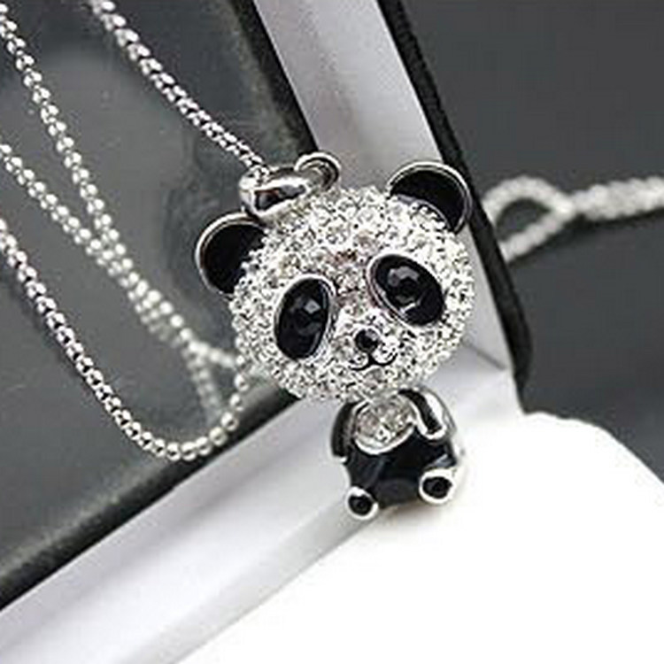 Really nice!Shiny PANDA necklace!!rhinestone super charm necklace jewelry Cute awesome wholesale
Really nice!Shiny PANDA necklace!!rhinestone super charm necklace jewelry Cute awesome wholesale