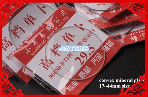 Wholesale- Wholesale 100pcs 16-45mm Convex Mineral Watch Glass Watch Crystal for Watch Repair
Wholesale- Wholesale 100pcs 16-45mm Convex Mineral Watch Glass Watch Crystal for Watch Repair