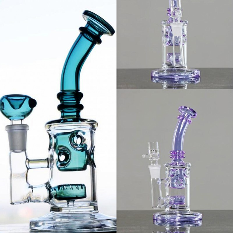 Blue Hookahs Headshower Perc Smoking Pipes Joint Size 14.4mm Thick Hookahs Recycler Oil Rigs Glass Bong 21cm Tall
Blue Hookahs Headshower Perc Smoking Pipes Joint Size 14.4mm Thick Hookahs Recycler Oil Rigs Glass Bong 21cm Tall