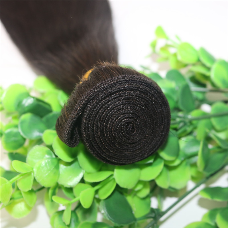8A Darkest Brown 2# Brazilian Hair Bundles 10-30 Human Hair Extensions Double Drown Straight Hair Weaves Free Fast Shipping