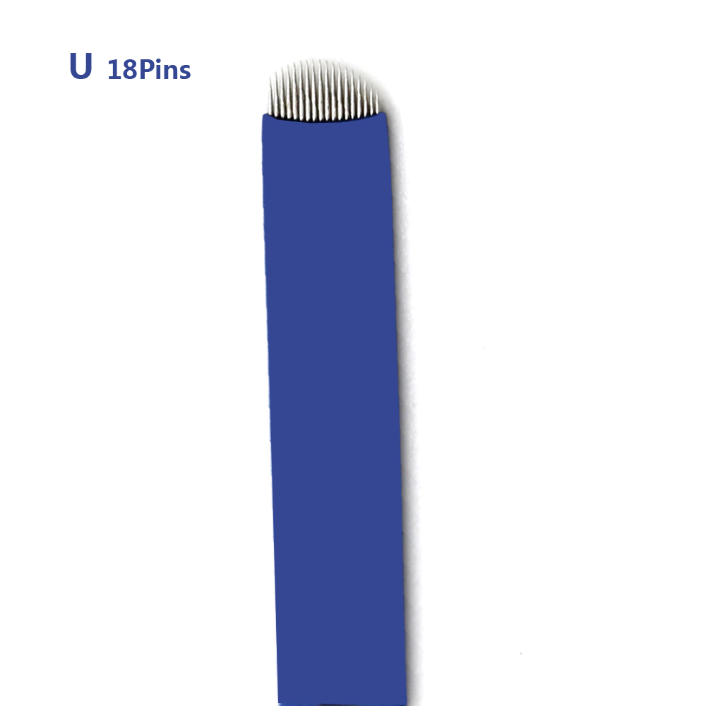 Wholesale 50 PCS U-shape 18 Pins Tattoo Needles Permanent Makeup Eyebrow 3D Embroidery Needle Blade For Manual Tattoo Pen Free Shipping
Wholesale 50 PCS U-shape 18 Pins Tattoo Needles Permanent Makeup Eyebrow 3D Embroidery Needle Blade For Manual Tattoo Pen Free Shipping