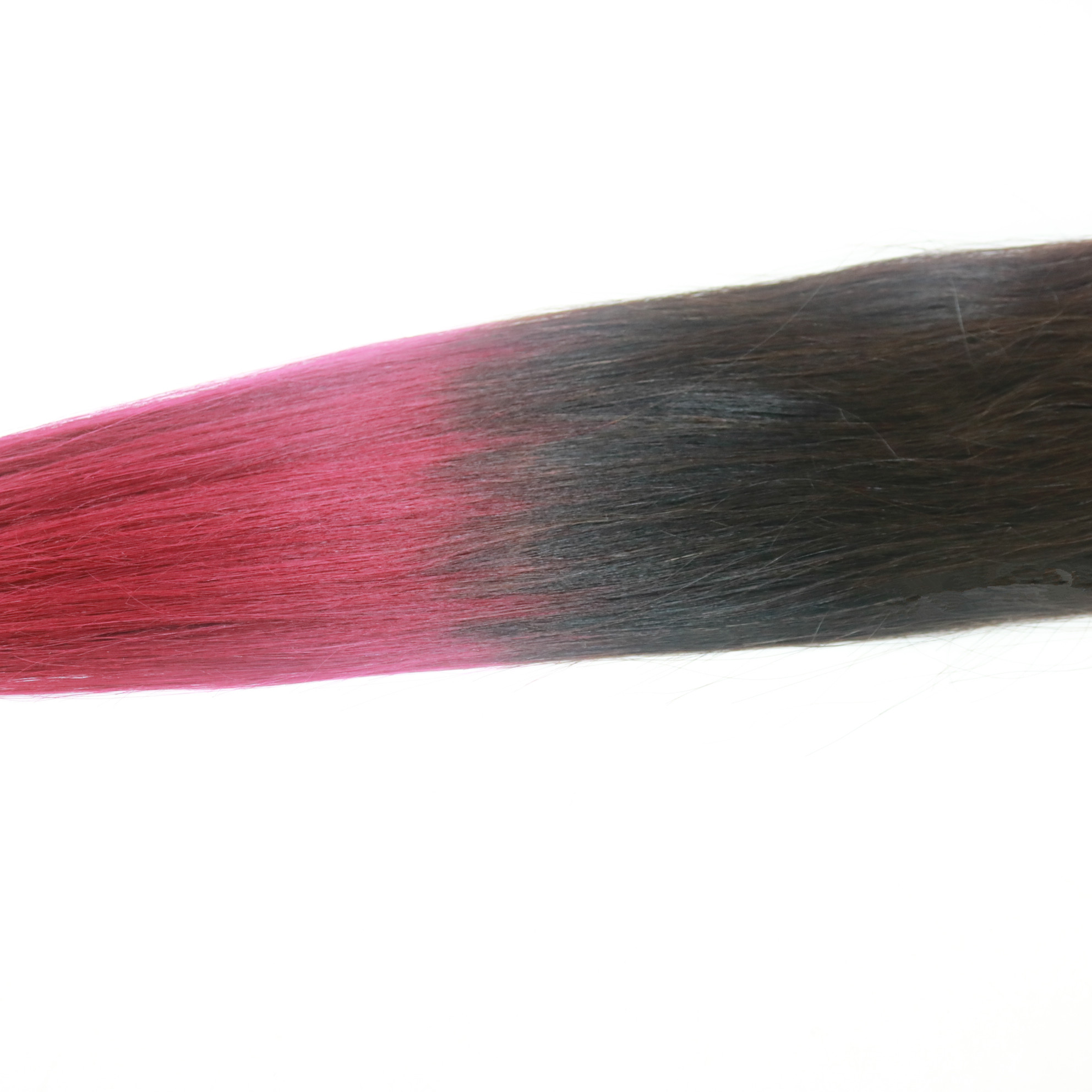 Ombre Color 1B/Red High Quality Virgin Hair Straight Human Hair Clip In HairExtensions 100G Per Bundle