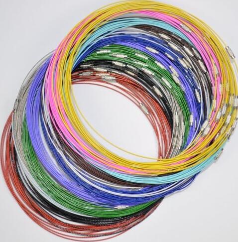 100pcs Stainless Steel Wire Cords Loop Choker Screw Clasp Collar Choker Screw Clasp Necklaces & Pendants For Womens DIY Jewelry M1456
100pcs Stainless Steel Wire Cords Loop Choker Screw Clasp Collar Choker Screw Clasp Necklaces & Pendants For Womens DIY Jewelry M1456