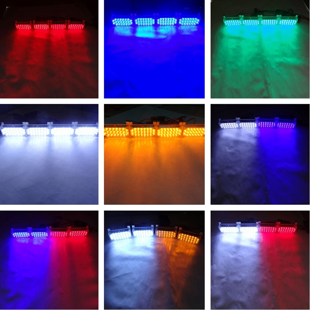 4X22 LED Strobe Emergency Flashing Warning Light Car Truck Lights Strobe Lights 12V Red Blue Amber White Green 88LED
4X22 LED Strobe Emergency Flashing Warning Light Car Truck Lights Strobe Lights 12V Red Blue Amber White Green 88LED
