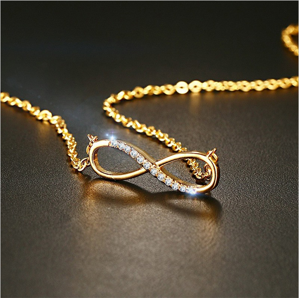 CZ Infinity Pendant Necklaces For Women gold plated Choker Charm Necklace Fashion Jewelry NC-205, Silver
CZ Infinity Pendant Necklaces For Women gold plated Choker Charm Necklace Fashion Jewelry NC-205, Silver