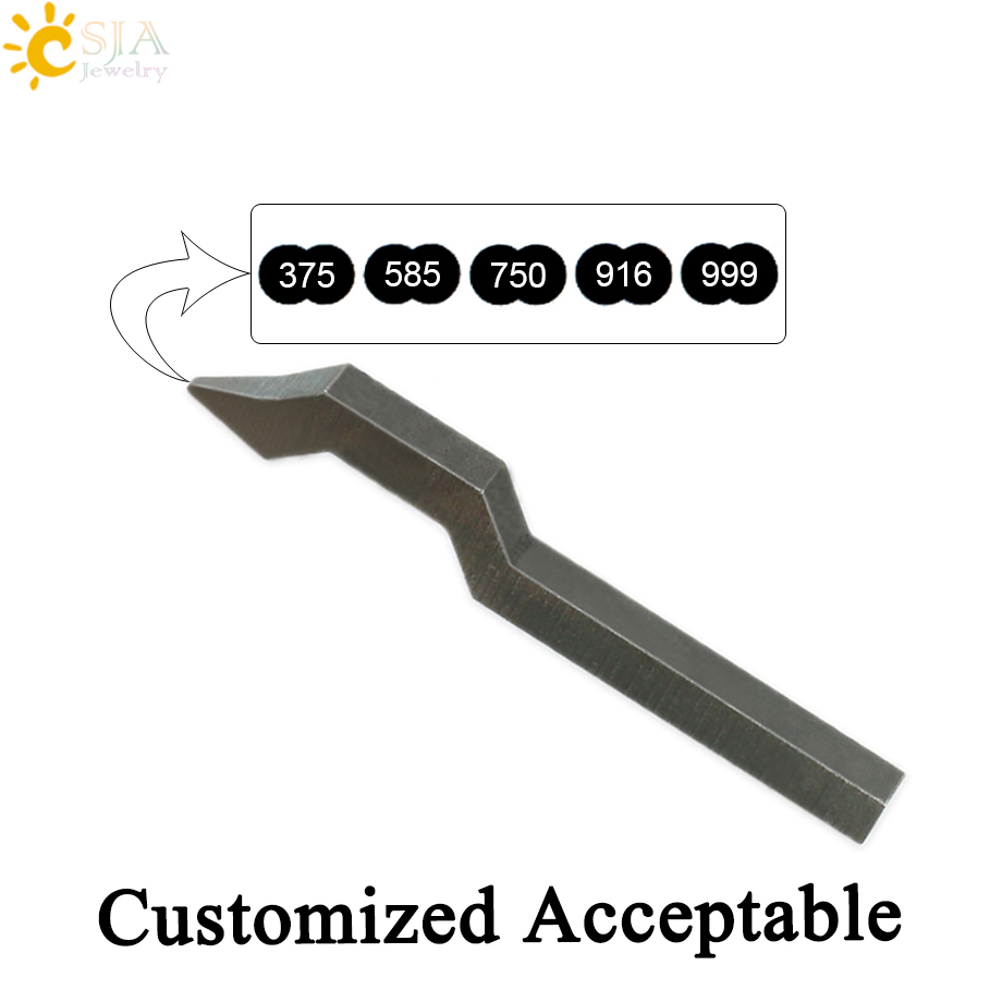CSJA 375 585 750 916 999 Gold Silver Ring Bracelet Women Men Jewellery Making Tool Mark Stamp Customize Logo Metal Steel Mold E258
CSJA 375 585 750 916 999 Gold Silver Ring Bracelet Women Men Jewellery Making Tool Mark Stamp Customize Logo Metal Steel Mold E258