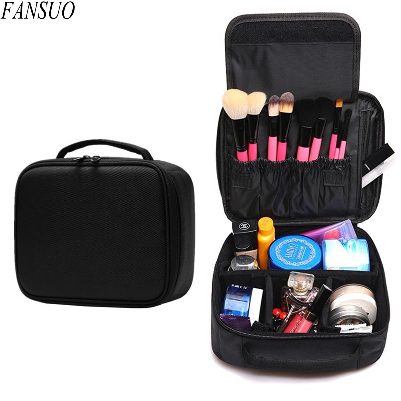 Wholesale- Hot Sell Women Beauty Professional Cosmetic Case Travel Waterproof Portable Large Necessity Storage Makeup Brush Organizer Bag, 10 pcs makeup brush
Wholesale- Hot Sell Women Beauty Professional Cosmetic Case Travel Waterproof Portable Large Necessity Storage Makeup Brush Organizer Bag, 10 pcs makeup brush