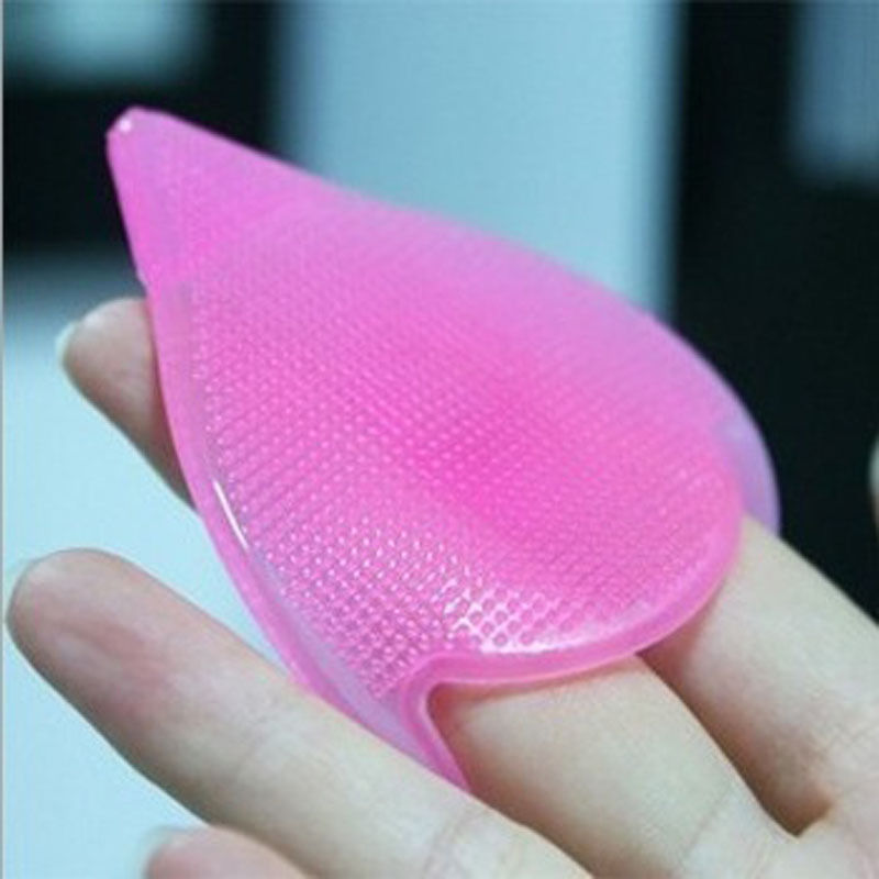 Cosmetic Pad Tool Blackhead Remover Beauty Facial Cleansing Scrub Silicon Brush #R48
