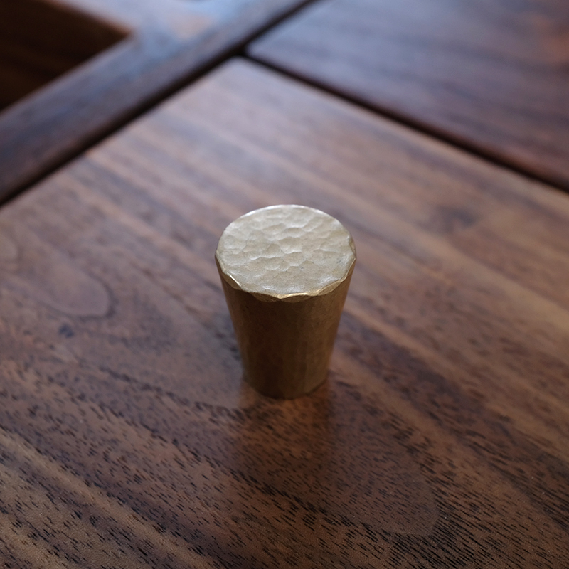 4 pcs solid simple drawer knob furniture door handle hardware cabinet wardrobe shoe single hole round cone pull