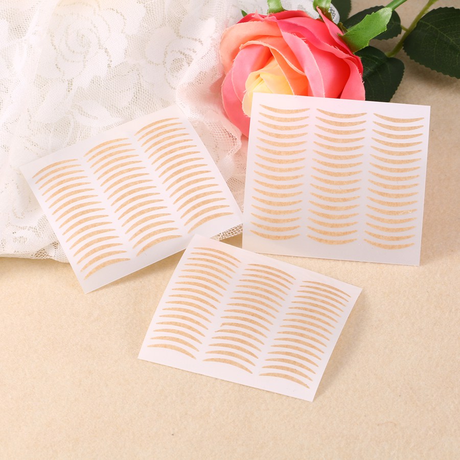 Wholesale-Y28 2016 new 72pairs Flesh Color Eyelid Paste Thin Eyelid Stickers Eye Shadow Set, Free Shipping Women Make Up Eyelid Tools