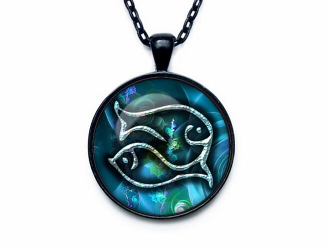 High quality Twelve Seasons Time Gemstone Glass Necklace Pendant Jewelry WFN357 (with chain) mix order 20 pieces a lot