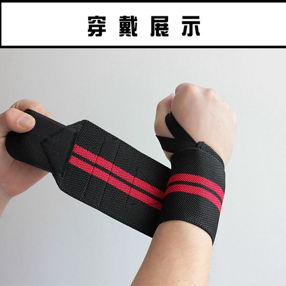 Wholesale- Weightlifting barbell belt Wristband Sport Professional Training Hand Bands Wrist Support Straps Wraps Guards For Gym Fitness