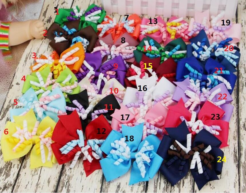 5inch Layered Korker Hair Bow girl hair bow clip streamer cheer leader Children's hair accessories 60PCS/, Multi-color
5inch Layered Korker Hair Bow girl hair bow clip streamer cheer leader Children's hair accessories 60PCS/, Multi-color