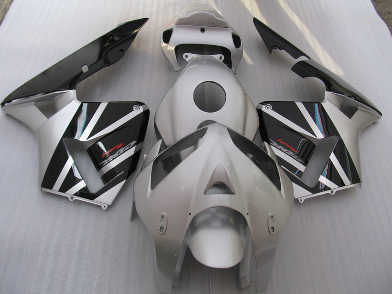 Injection molding high quality fairing kit for Honda CBR600RR 05 06 silver black fairings set CBR600RR 2005 2006 OT06, Same as picture
Injection molding high quality fairing kit for Honda CBR600RR 05 06 silver black fairings set CBR600RR 2005 2006 OT06, Same as picture