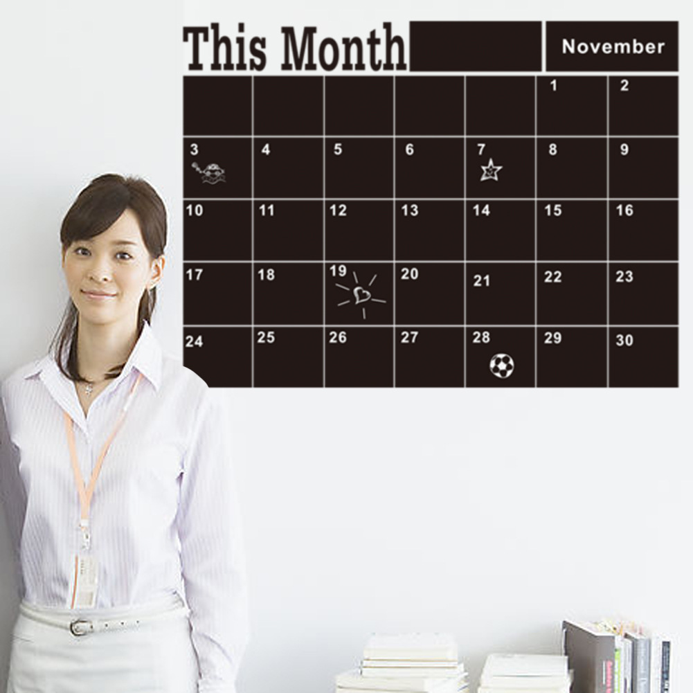 2020 new This Month blackboard Stickers WALL STICKER Monthly Plan Calendar Chalkboard wall stickers Office & School Supplies 46.5*58.5CM (7)
2020 new This Month blackboard Stickers WALL STICKER Monthly Plan Calendar Chalkboard wall stickers Office & School Supplies 46.5*58.5CM (7)