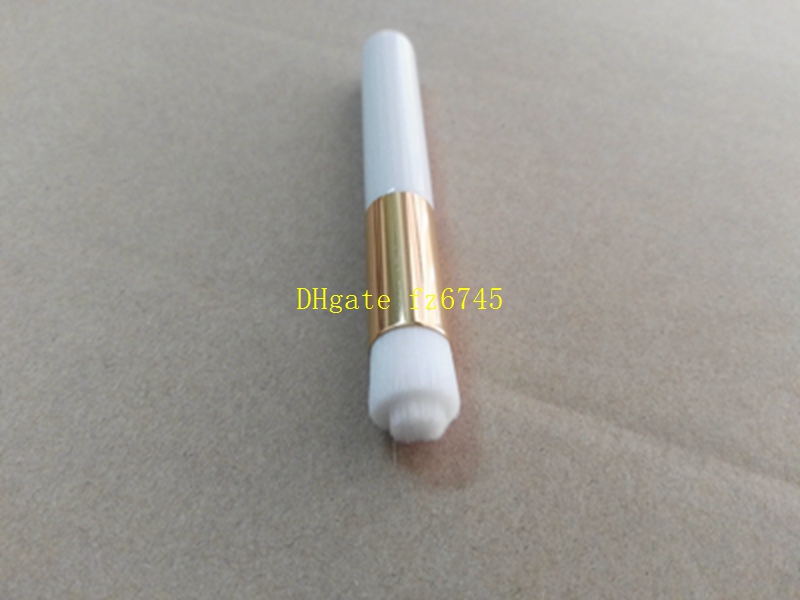 100pcs/lot Women Makeup Round Flower Face Nasal Pore Nose Deep Cleaning Blackhead Remove Wooden Handle Brush Tools