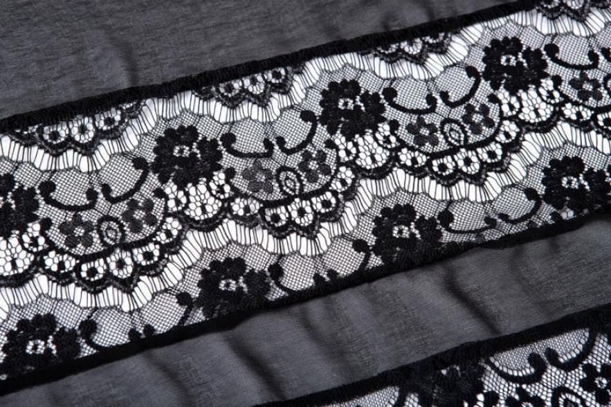 Wholesale- JECKSION Cardigan women coat,2016 Fashion Lace Splicing Hollow Out Chiffon Kimono Cardigan Tops Black Shipping #LYW