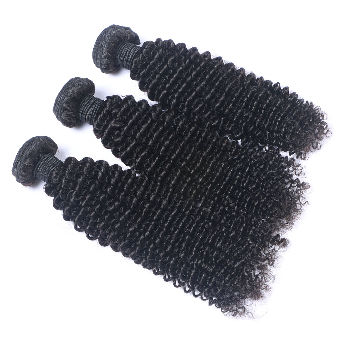 Afro Curly Peruvian Human Hair Bundles 100% Peruvian Human Hair Extension Weave Double Machine Weft For Black Women
