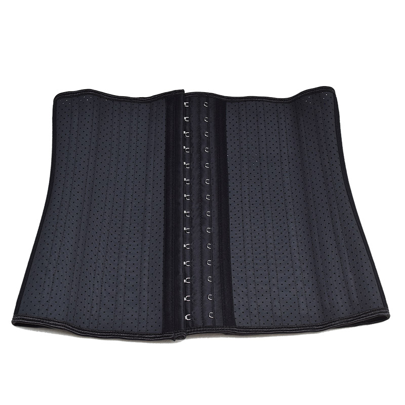 25 Steel Bones Women Waist Trainer Women's Shapers Underbust Slimming Breathable Workout Girdles Latex Corset 9095