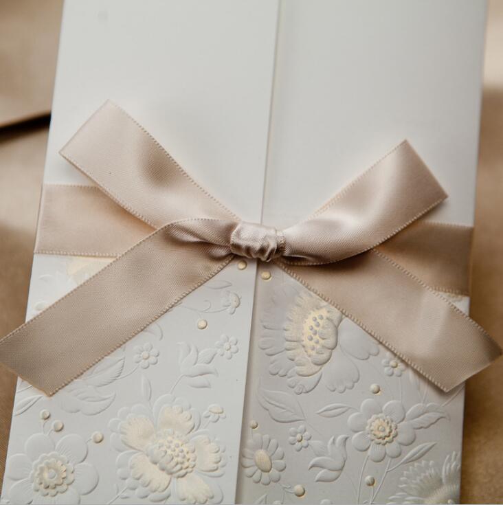 High-grade invitation cards with envelopes, seals and custom personalized printing a hot sale in The wedding season WQ07
