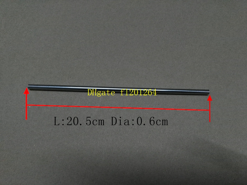 100pcs/lot DHL Fedex Free Shipping 6mm 8" Eco Friendly Stainless Steel Drinking Straws Bend & straight Smoothies Reusable Straw - view 7