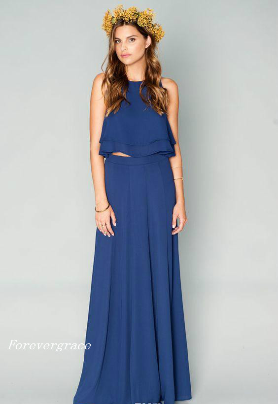 Beach Bohemian Country Style Bridesmaid Dress Summer Boho Maid of Honor Dress Wedding Guest Gown Custom Made Plus Size