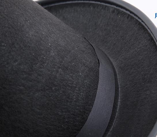 Black Satin Felt top hat magician gentleman adult 20039S costume tuxedo victorian cap Halloween Christmas party Fancy Dress Top1604852