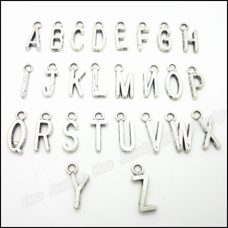 Wholesale Mix 520 pcs Vintage Charms Letter Pendant Antique silver Fit Bracelets Necklace DIY Metal Jewelry Making
Wholesale Mix 520 pcs Vintage Charms Letter Pendant Antique silver Fit Bracelets Necklace DIY Metal Jewelry Making