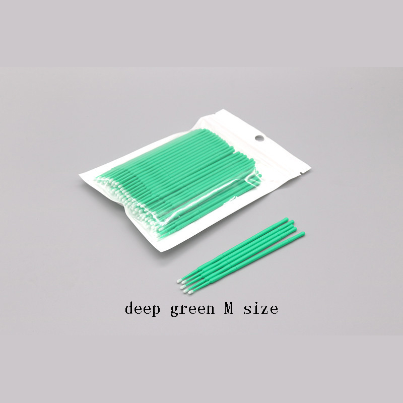 500PCS Disposable MicroBrush Eyelash Extension Tools 3 Size S M L Individual Lash Removing Tools And Dental coated sticks