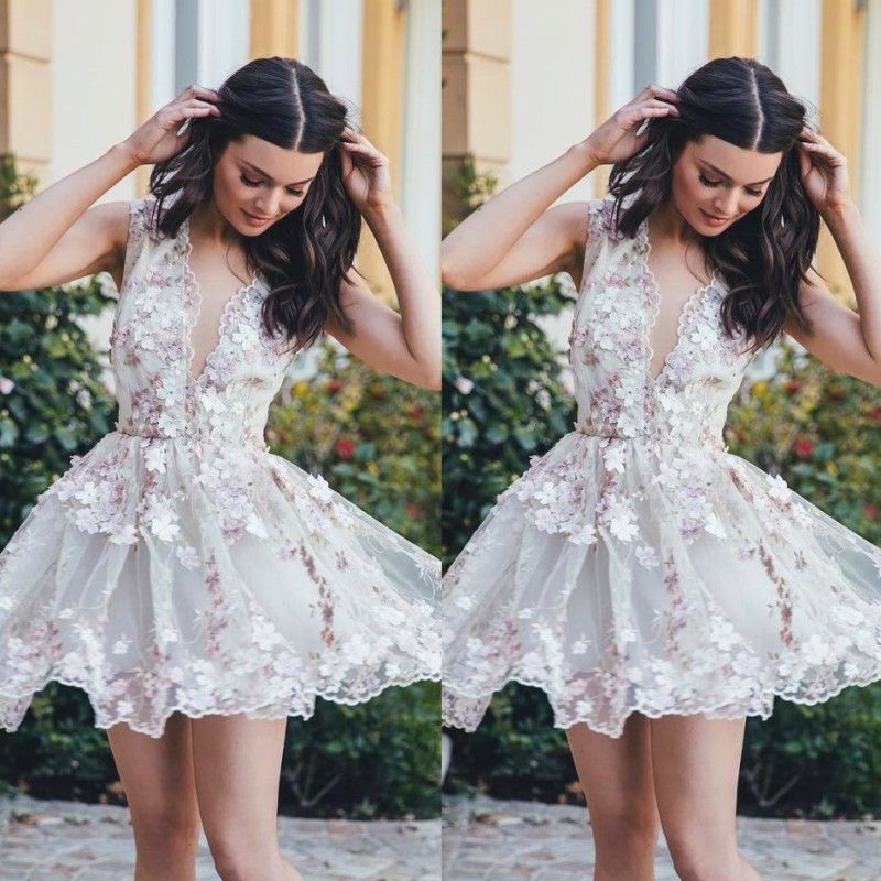 Sexy Cocktail Party Dresses Sheer Deep V Neck Lace Applique Illusion Dress Short Homecoming Dress 2019, Hunter
Sexy Cocktail Party Dresses Sheer Deep V Neck Lace Applique Illusion Dress Short Homecoming Dress 2019, Hunter
