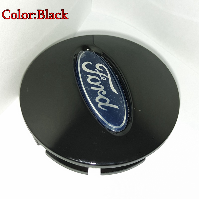 For Ford Edge Explorer Wheel Hub Center Cap Wheel Case Covers Emblem 66mm Electroplate/Silver/Black 4PCS/SET