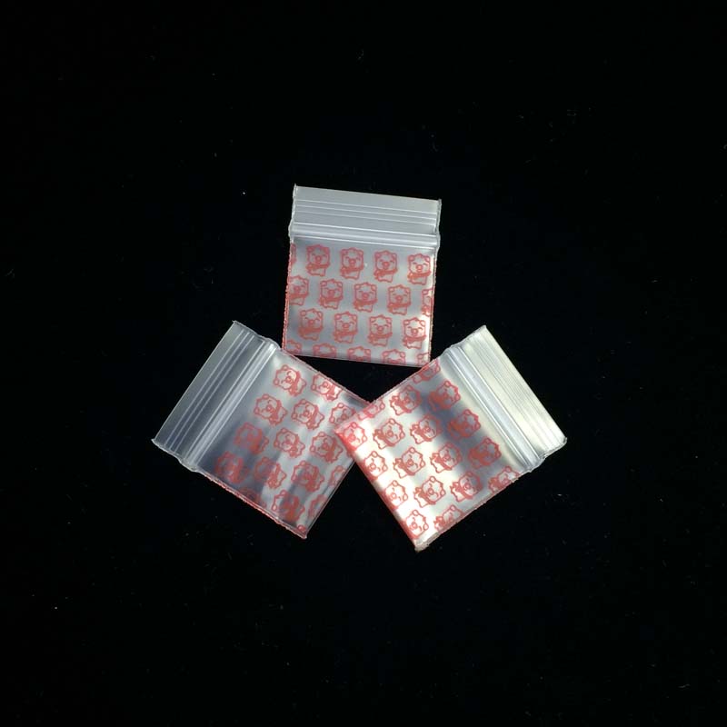 ziplock bags for dry herb 100 Pcs/Lot 2.5 x3 CM Patterned Plastic Packaging Bags Small Bag PE Poly Bag