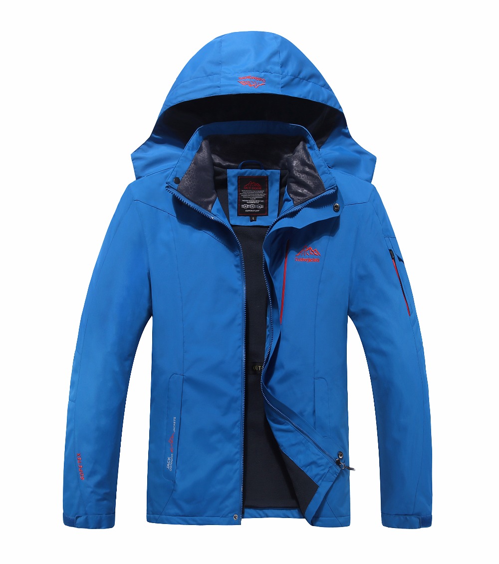Wholesale- 8XL 6X Winter men jackets thermal jaqueta thick jacket coat men jacket outwear Waterproof Windproof