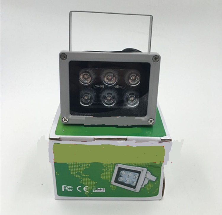 Waterproof Surveillance Camera 6 Infrared Array led IR illuminator Night Vision Fill Light Free Shipping