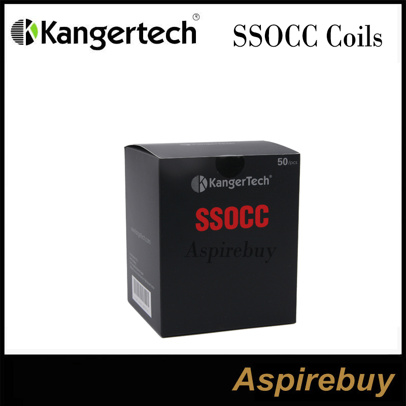 

Kanger SSOCC Coils Head 100% Authentic Kangertech Nebox Kit Subvod Kit Replacement Coils 0.5ohm 1.2ohm 1.5ohm Ni200 0.15ohm Coil for Choice