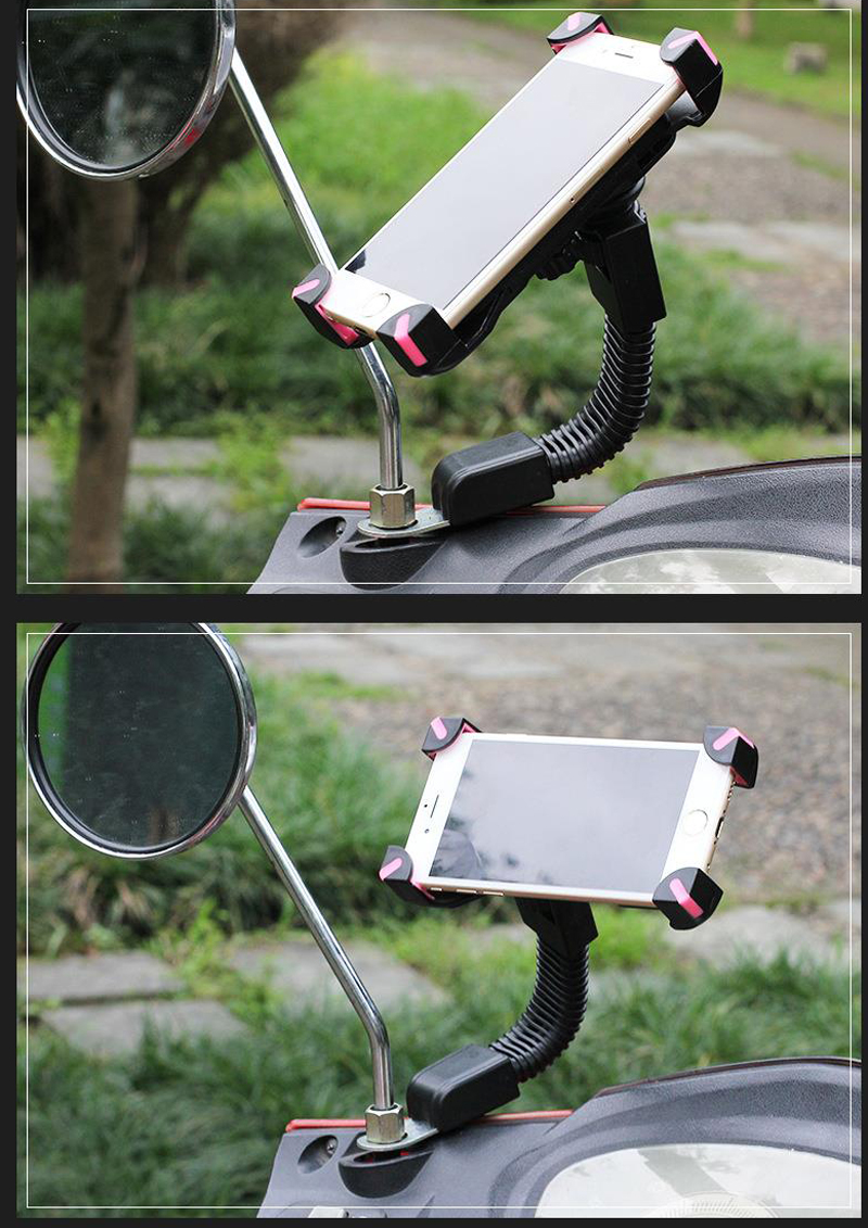 Versatile Multi-Purpose Vehicle-Mounted Handyholder for Smartphones/GPS Navigation