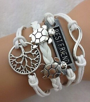 Hot sale Bursts of friendship multi-layer bracelet hand rope FB150 mix order 20 pieces a lot Charm Bracelets