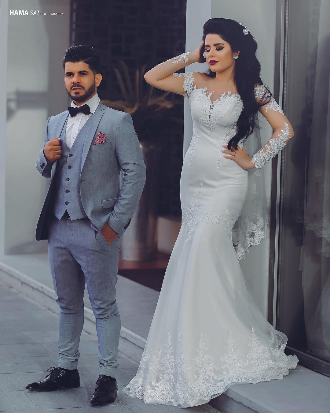 Mermaid Saudi Arabic Wedding Dresses Long Sleeve Illusion O-Neck Lace Appliques with Beaded Modern Wedding Gowns vestidos de casamento, Ivory
Mermaid Saudi Arabic Wedding Dresses Long Sleeve Illusion O-Neck Lace Appliques with Beaded Modern Wedding Gowns vestidos de casamento, Ivory