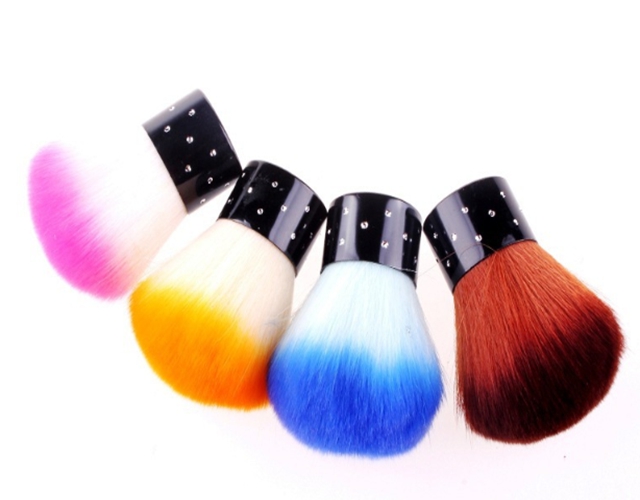 100pcs/lot Free Shipping Nail Brush For Acrylic & UV Gel Nail Polish Art Decor Nails Dust Cleaner Art Nail Tools