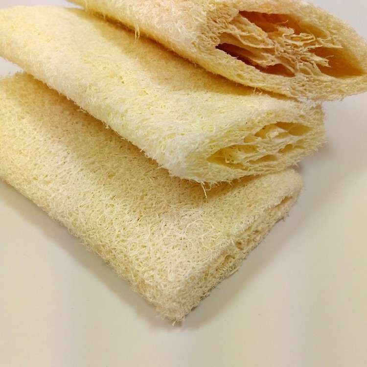 flat plant loofah Bath sponge spa Flat loofah bath sponge bathroom accessories new style Bath Brushes