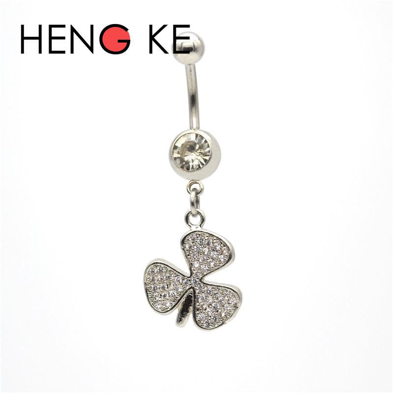 CZ Gem Shamrock Navel Belly Ring Crystal Button Bar Body Piercing Jewelry Clear Body Piercing Jewelry 14G Zircon Dance Cute
CZ Gem Shamrock Navel Belly Ring Crystal Button Bar Body Piercing Jewelry Clear Body Piercing Jewelry 14G Zircon Dance Cute