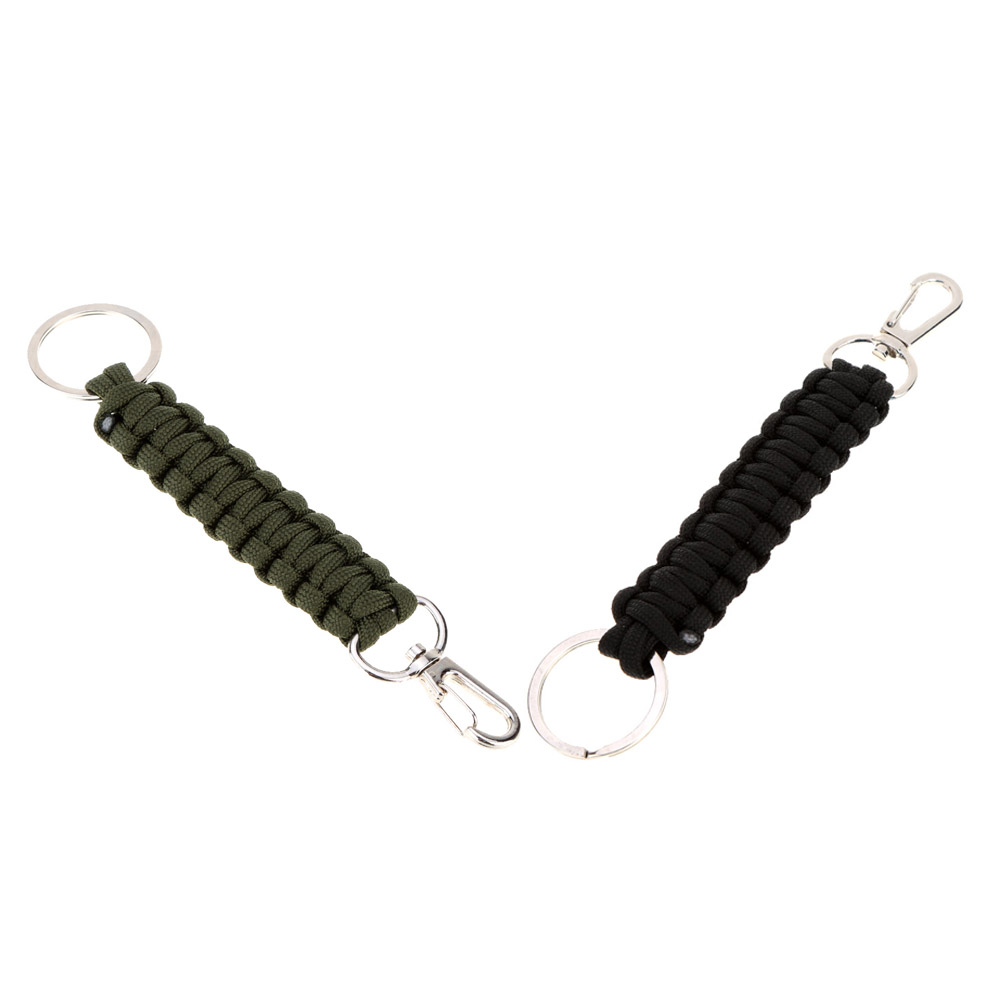 Wholesale-Hot Woven Paracord Lanyard Keychain Survival Tools 7 Strand Parachute Cord Lanyard Keychain Carabiner Hook Travel Kits
Wholesale-Hot Woven Paracord Lanyard Keychain Survival Tools 7 Strand Parachute Cord Lanyard Keychain Carabiner Hook Travel Kits