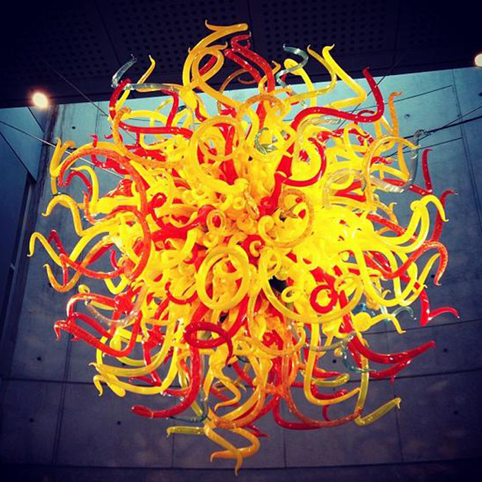 AC 110V 220V Hand Blown Glass Chandelier Light Italy Designed Colored Murano Glass Chihuly Style Chandelier Modern LED Ceiling Pendant Lamps