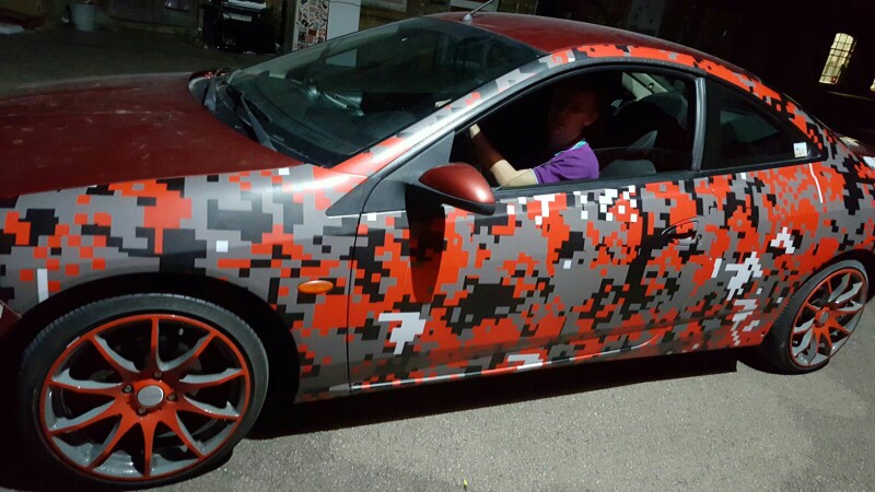 VARIOUS Colors Pixel Camo Vinyl Car Wrap Film With Air releas Digital Camouflage Truck wraps covering styling Foil size 1.52x30m/Roll 5x98ft